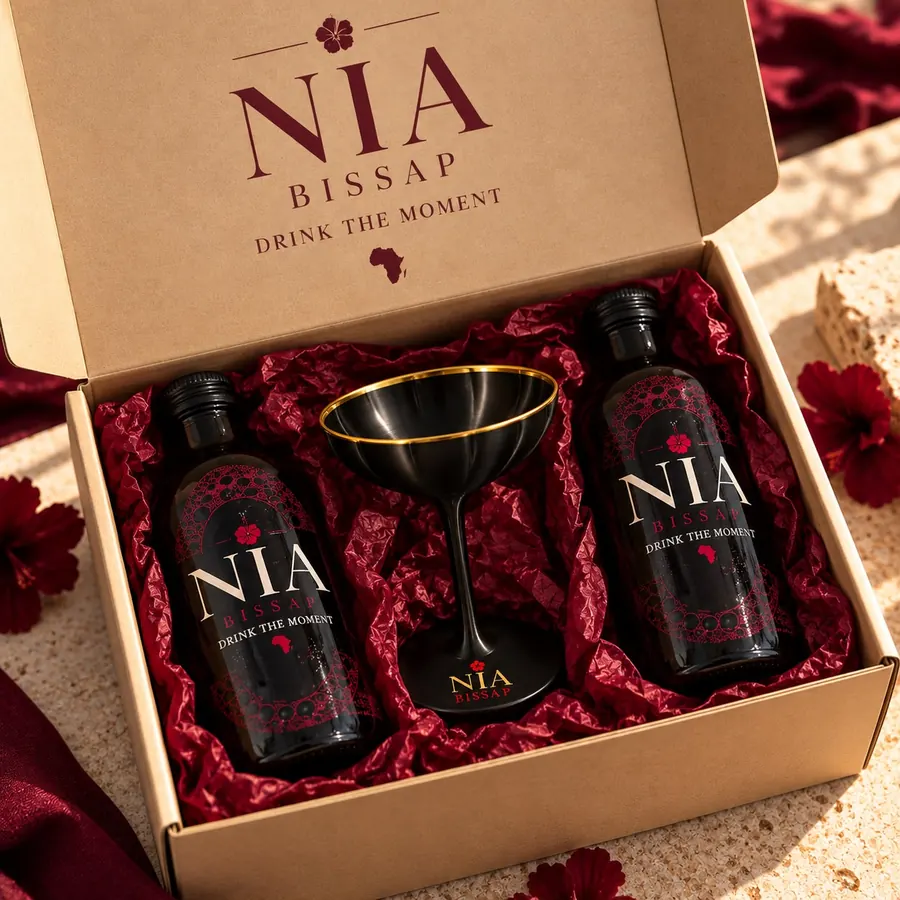 Pack NIA Duo con copa en caja regalo